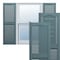 Ekena Millwork Mid-America Vinyl, TailorMade Cathedral Top Center Mullion, Open Louver Shutters, L11262004, PR L11262004 - alternate 1